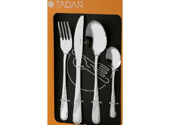 Komplet sztućców ze stali nierdzewnej Erie 24-elementowy