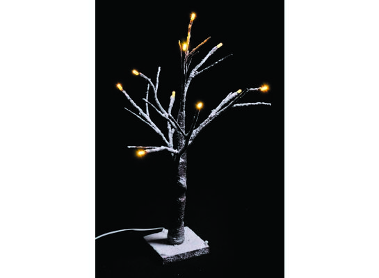 Drzewko ośnieżone 45 cm 10 LED