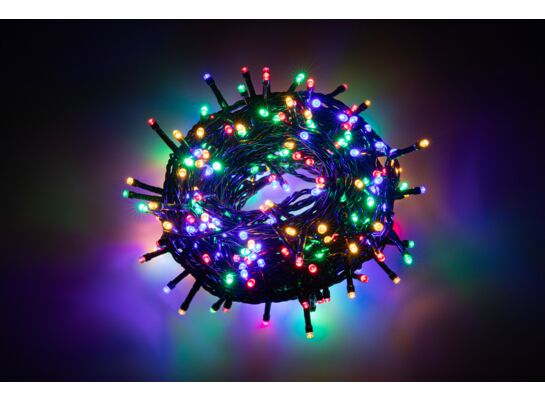Lampki choinkowe 300 LED multikolor
