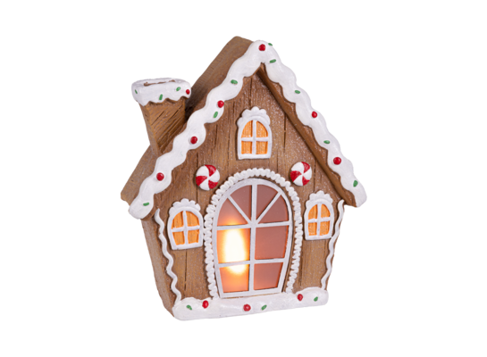 Ceramiczny domek z piernika LED 32 cm