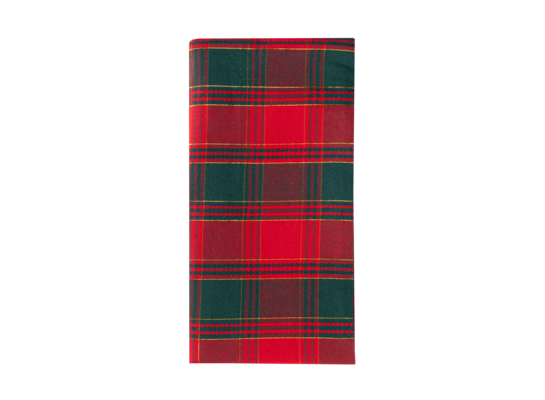 Bieżnik w kratę 140 x 40 cm wielokolorowy