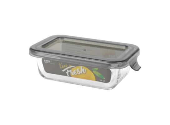 Pojemnik żaroodporny prostokątny Keep it Fresh 180 ml szary