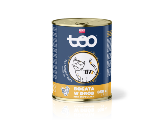 Karma morka dla kotów drób 850 g TEO