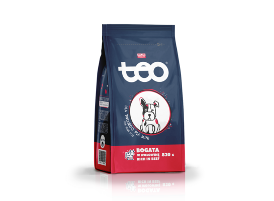 Karma sucha dla psów dorosłych mini wołowina 820 g TEO