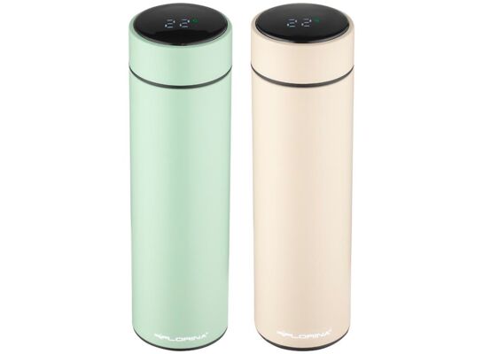 Termos Bibi z termometrem i wyświetlaczem LED 450 ml mix kolorów