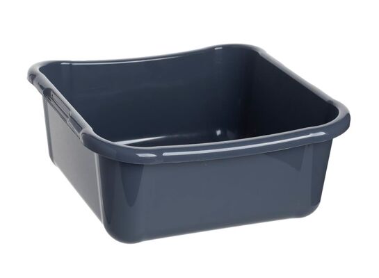 Miska kwadrat JAG 8 l ciemny szary