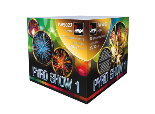 Wyrzutnia PYRO SHOW 1, 20/30 mm 50 strzałów