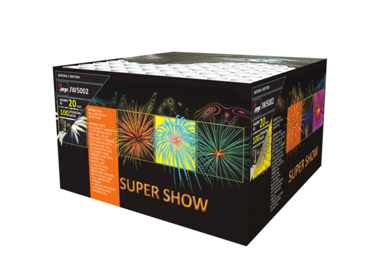 Wyrzutnia SUPER SHOW 20 mm 100 strzałów