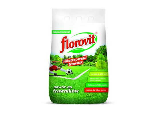 Nawóz do trawników z mchem worek 5 kg Florovit