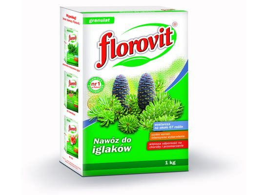 Nawóz do roślin iglastych karton 1 kg Florovit