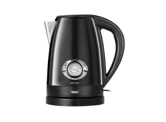 Czajnik bezprzewodowy stalowy 1,7 l czarny MCZ-108/C MPM