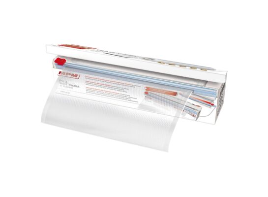 Folia moletowana w rękawie w pudełku z nożem 25 x 500 cm