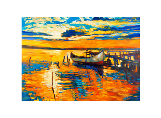 Obraz na płótnie 100 x 70 cm Zachód słońca