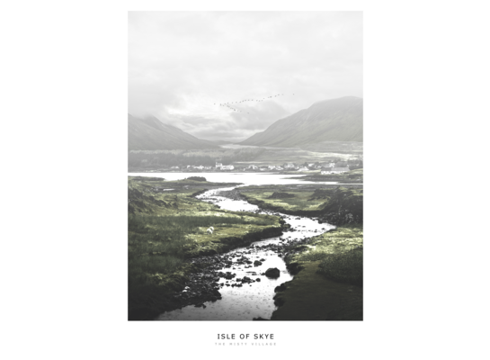 Obraz na płótnie 50 x 70 cm Isle of Skye