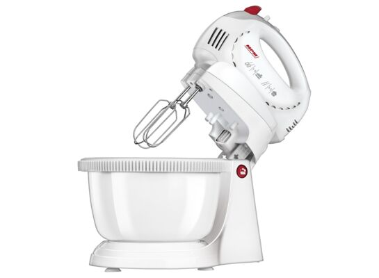 Mikser z misą obrotową 300 W biały MMR-17Z MPM