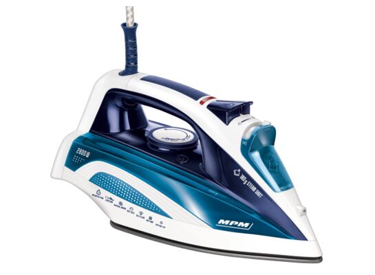 Żelazko z funkcją AUTO SHUT-OFF biało-niebieski MZE-21/NS MPM