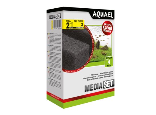 Wkład gąbkowy do filtra Fan 3 Plus - 2 sztuki Aquael