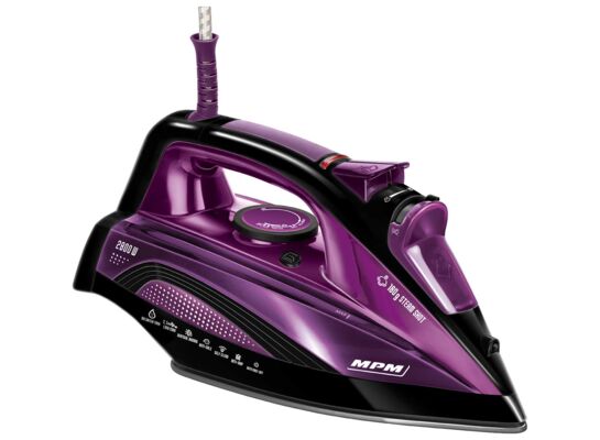Żelazko z funkcją AUTO SHUT-OFF czarno-fioletowy MZE-21/RS MPM