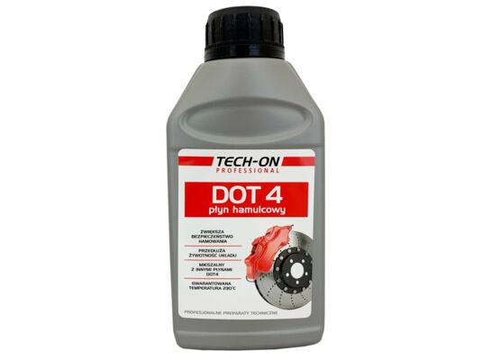 Płyn hamulcowy DOT-4 500 g TECH-ON