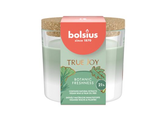 Świeca zapachowa w szkle 8,3 x 7,6 cm botanic freshness Bolsius