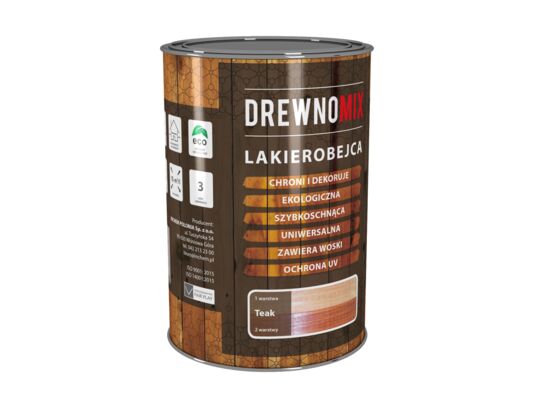 Lakierobejca DREWNOMIX 900 ml teak