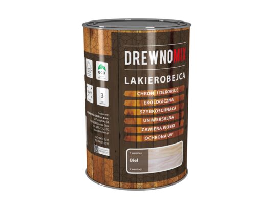 Lakierobejca DREWNOMIX 900 ml biel