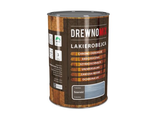 Lakierobejca DREWNOMIX 900 ml szarość