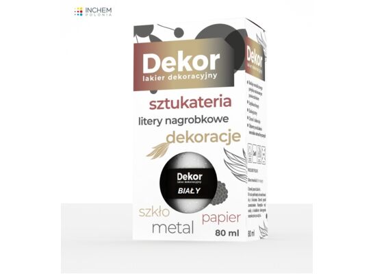 Dekor 80 ml Biały