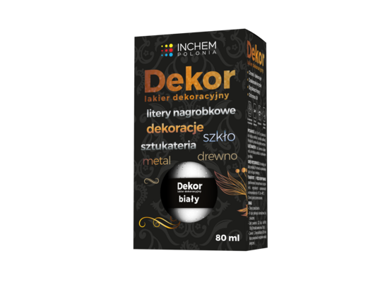 Dekor 80 ml Biały