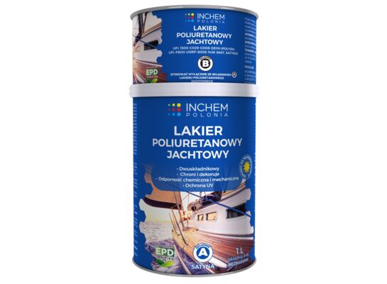 Lakier Jachtowy 2 składnikowy 800 ml + 150 ml