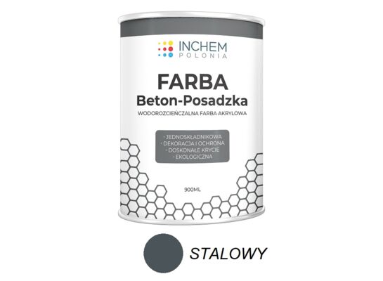 Farba Beton-Posadzka stalowy 900 ml