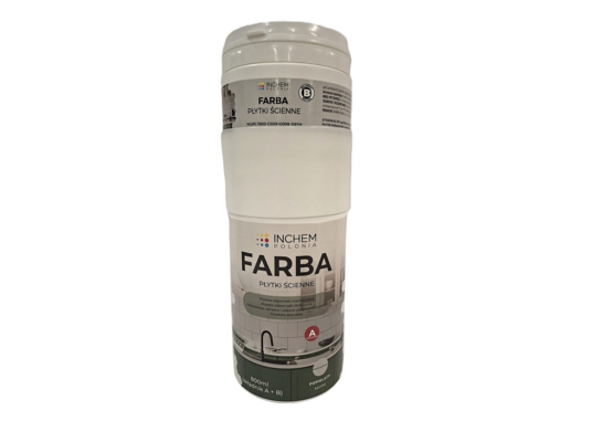 Farba płytki ścienne zestaw 800 ml Popielaty