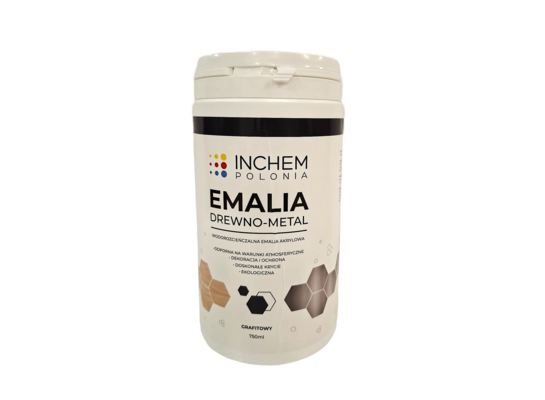 Emalia akrylowa  MIX grafitowy 750 ml