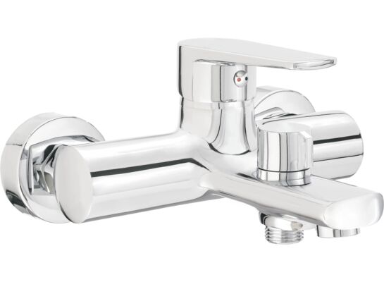 Bateria wannowa TUBO chrom bez kompletu natryskowego