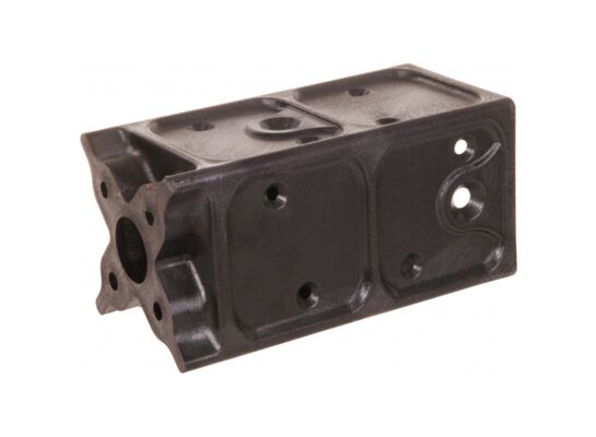 Podstawa słupa 71 mm prostokątna przykręcana na beton kompozytowa PET