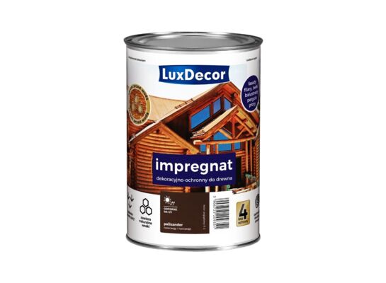 Impregnat dekoracyjno-ochronny palisander ciemny 1 l Luxdecor
