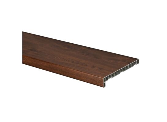 Parapet wewnętrzny PVC 30 x 186 cm orzech Plasti King