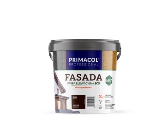 Farba Fasada Eco ciemny brąz 0,9 l Primacol