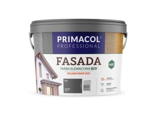 Farba Fasada Eco grafitowy 9 l Primacol