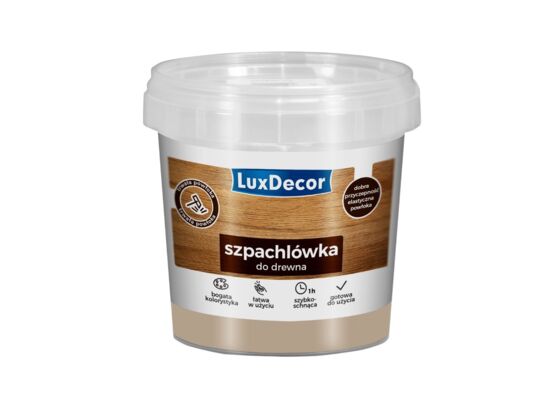 Szpachla do drewna ciemna sosna 200g Luxdecor