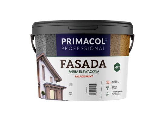 Farba Fasada Eco biały 9 l Primacol