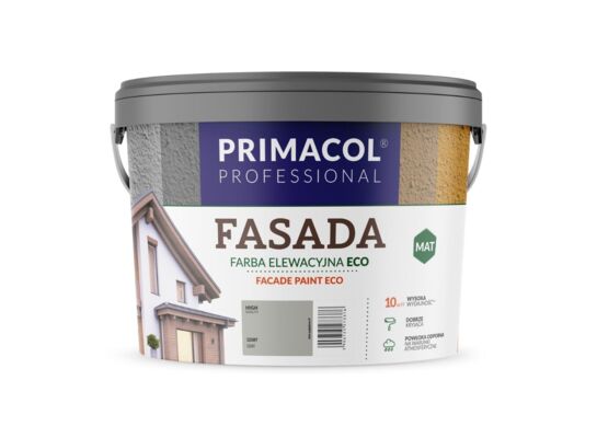 Farba Fasada Eco szary 9 l Primacol