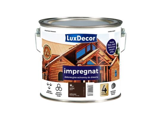 Impregnat dekoracyjno-ochronny palisander 2,7 l Luxdecor