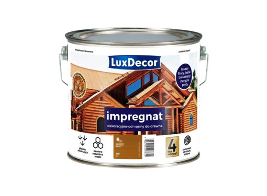 Impregnat dekoracyjno-ochronny dąb 2,7 l Luxdecor