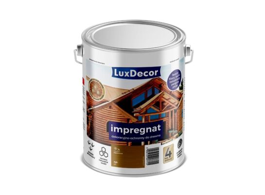 Impregnat dekoracyjno-ochronny dąb 4,5 l Luxdecor