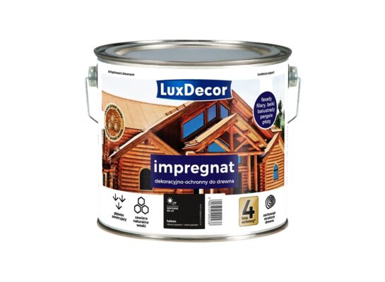 Impregnat dekoracyjno-ochronny heban 2,7 l Luxdecor