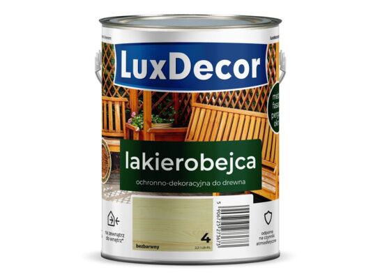 Lakierobejca bezbarwny 2,2 l Luxdecor
