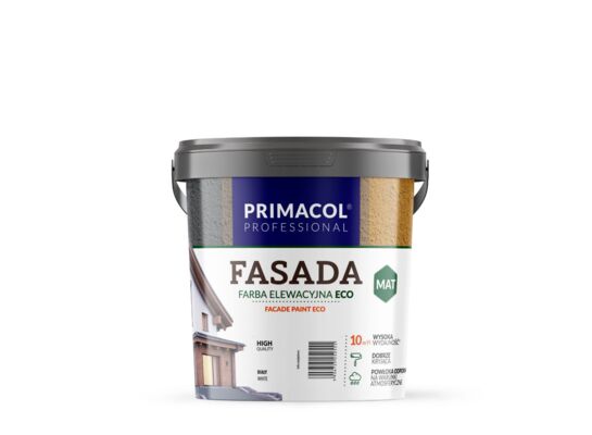 Farba Fasada Eco biały 0,9 l Primacol
