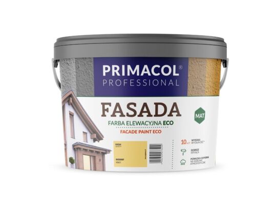 Farba Fasada Eco miodowy 9 l Primacol