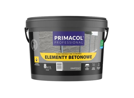 Farba do elementów betonowych grafitowy 2,2 l